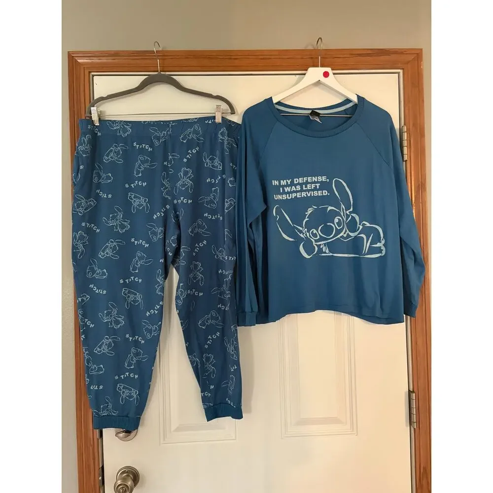 Disney Women’s 2XL Stitch Pajamas - Picture 3 of 3